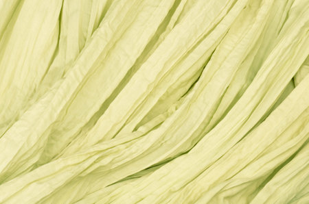 citron color close up cotton texture backgroundの写真素材