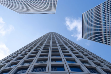 Modern skyscrapers in the Tel Aviv