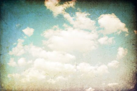 Grunge retro sky image.の写真素材