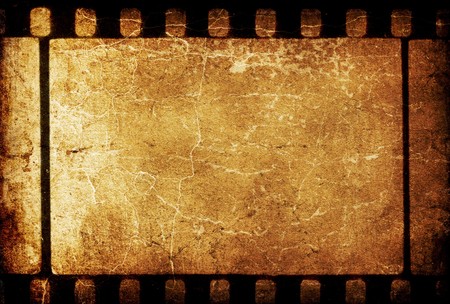 Vintage grunge 35mm filmstrip retro background.の写真素材
