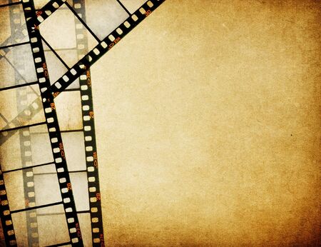 Great vintage filmstrips background - with space for your text and imageの写真素材