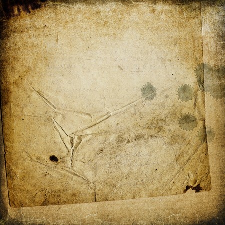 Grunge vintage background with space for text or image. Old letter and ink stains.の写真素材