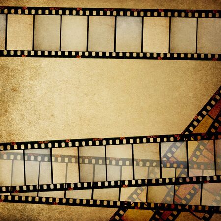 Vintage empy positive films background with space for text.の写真素材