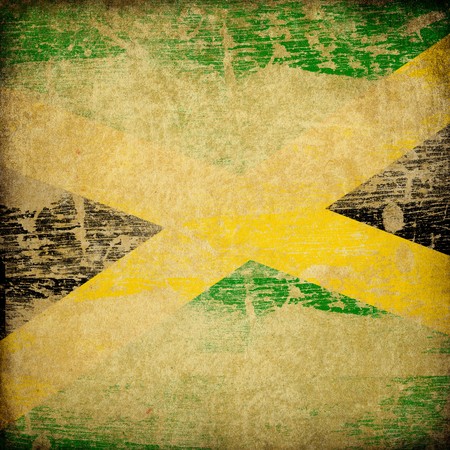Jamaica grunge flag background.の写真素材