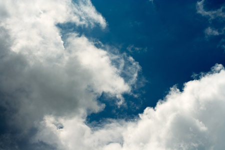Dramatic clouds closeup.