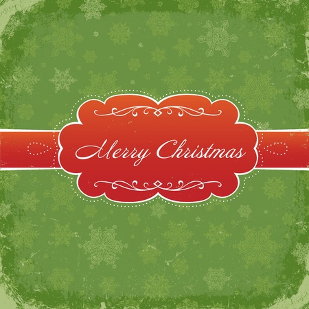 Merry Christmas Grunge Invitation Background. のイラスト素材