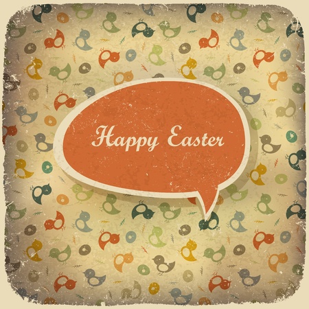 Easter vintage background. Vector illustration.のイラスト素材