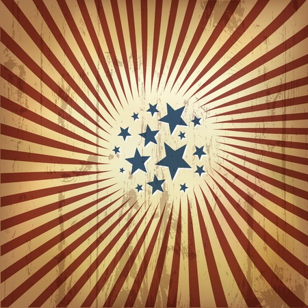 American patriotic retro background. Vector, eps10のイラスト素材