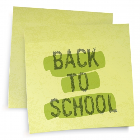 Back to school reminder    のイラスト素材