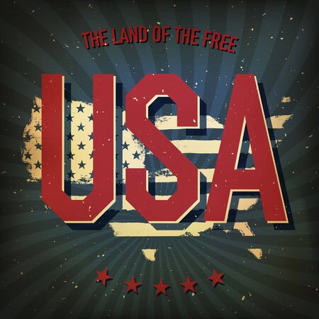 The land of the free - USA. のイラスト素材