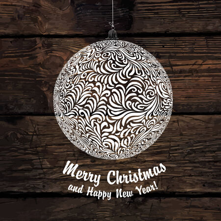 Merry Christmas Ball. Vectorのイラスト素材