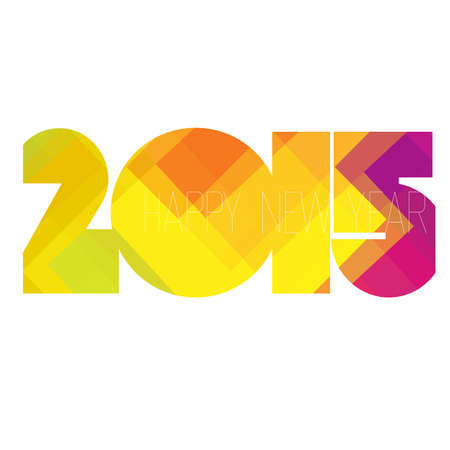 Happy New Year 2015 Designのイラスト素材