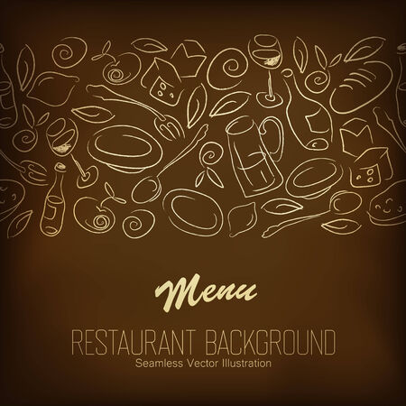Restaurant menu design. Vectorのイラスト素材