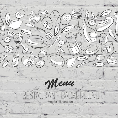 Restaurant Menu Templateのイラスト素材