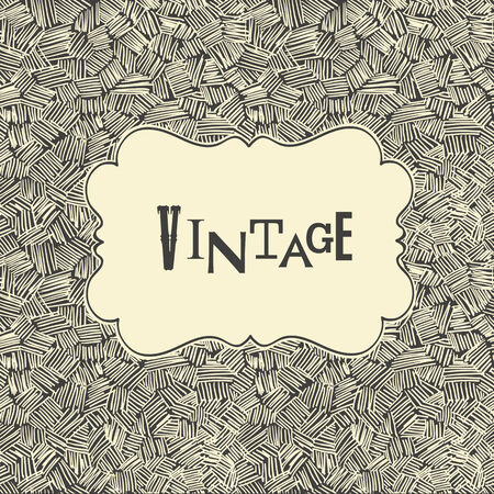 Hand-drawn abstract seamless pattern. Vectorのイラスト素材