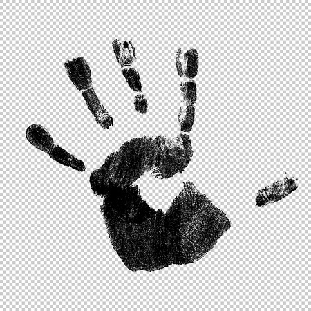 Handprint, vector, isolated.のイラスト素材