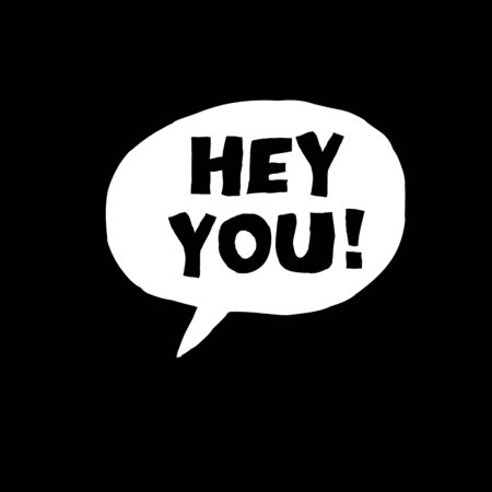 Hey You! Exclamationのイラスト素材