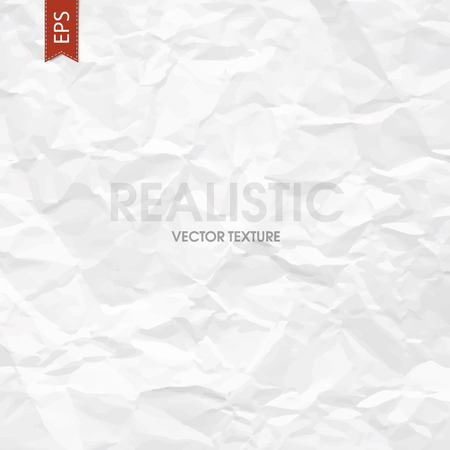 Crumpled paper texture. Vectorのイラスト素材