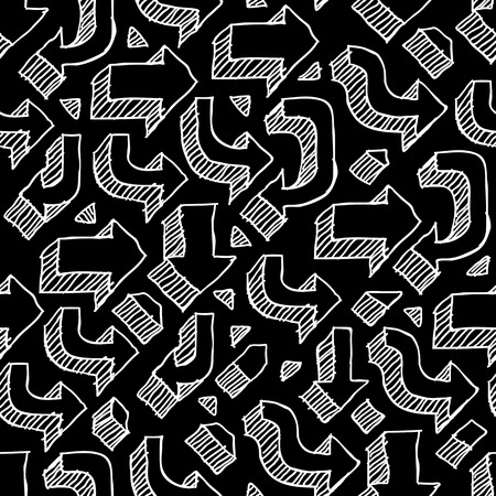 Arrows Seamless Patternのイラスト素材