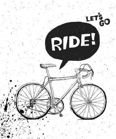 Bicycle Poster Designのイラスト素材