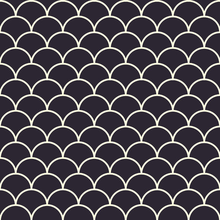 Fish Scales Seamless Patternのイラスト素材