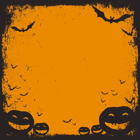 Halloween themed background with space for textのイラスト素材