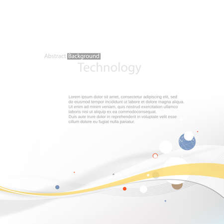 Smooth grayscale lines abstract background. Vector illustrationのイラスト素材