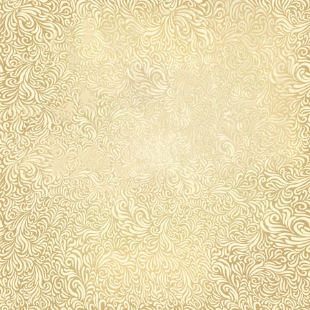 Aged vintage floral patternのイラスト素材