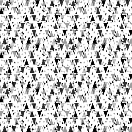 Geometric chaotic triangle seamless pattern.