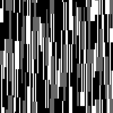 Seamless black and white pattern, vertical linesのイラスト素材