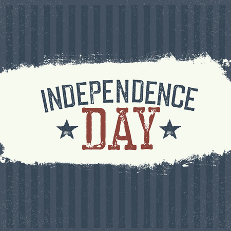 Independence Day Label for Holiday. Design template.のイラスト素材