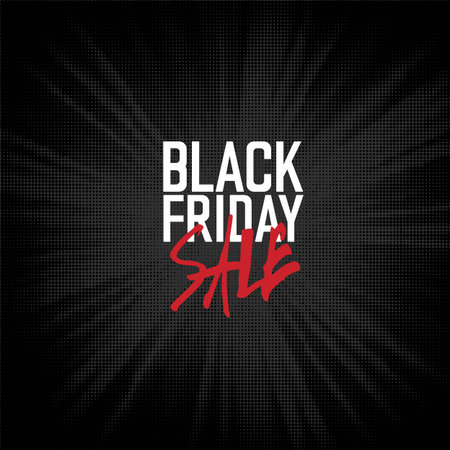 Black Friday sales Advertising Poster.のイラスト素材