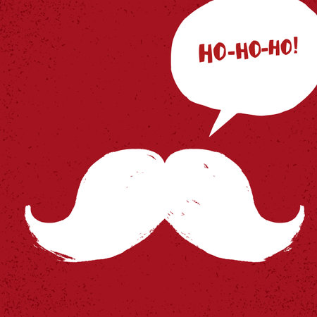 Ho-Ho-Ho! Christmas concept illustrationのイラスト素材