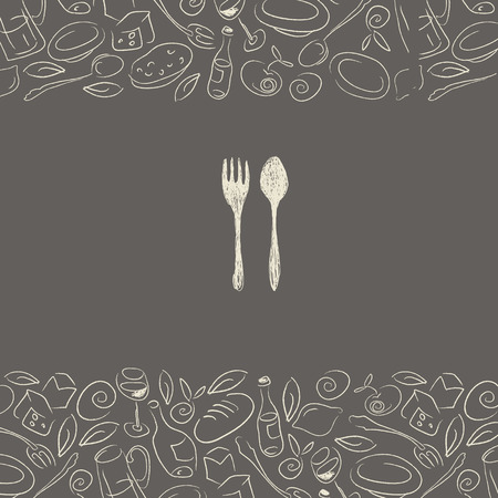 Restaurant menu designのイラスト素材