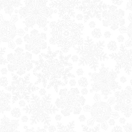 Snowflakes Seamless Decorative Pattern Illustrationのイラスト素材