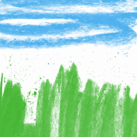 Abstract Earth Colors Background. Blue and Green. Vector illustrationのイラスト素材