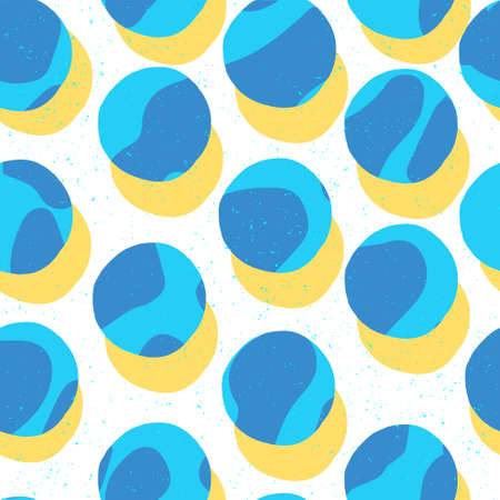 Pop-art style seamless print. Abstract Vector Seamless Background.のイラスト素材