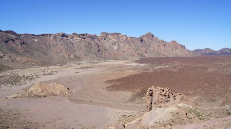 El Teide crater, National park Tenerife, Spainの写真素材