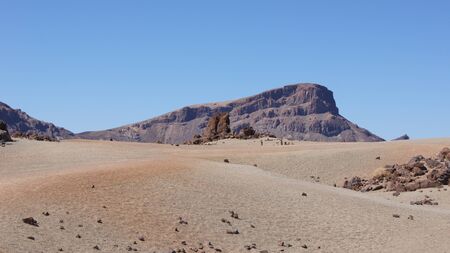 El Teide crater, National park Tenerife, Spainの写真素材