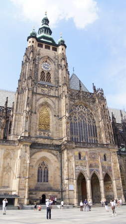 St  Vitus Cathedral, Prague, Czech Republicのeditorial素材