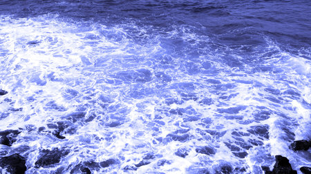 Atlantic Ocean in Tenerife, Spainの写真素材