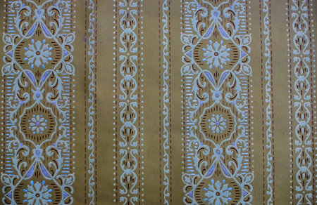 Retro floral wallpaper 