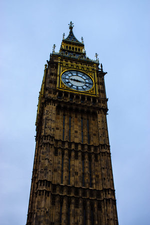 The Elizabeth Tower  Big Ben in London, Unitied Kingdom 