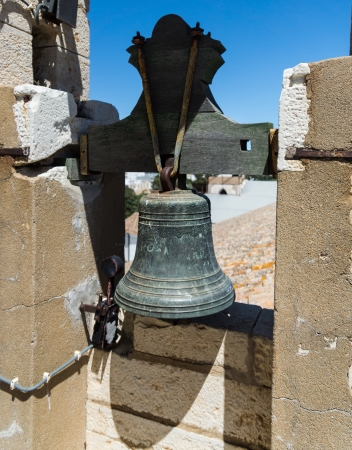 Belfry in Ñathedral in Faro, Portugalの写真素材