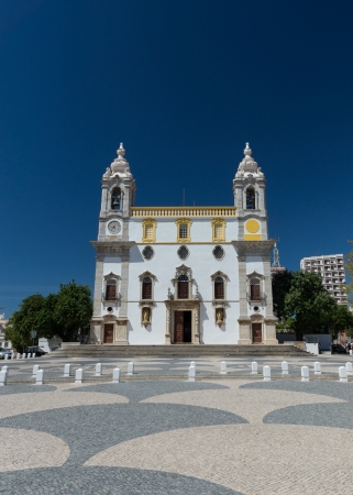 Church of Carmo in Faro, Algarve, Portugalの写真素材