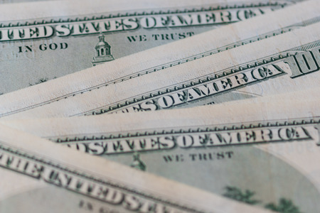 Background of 100 dollar billsの写真素材