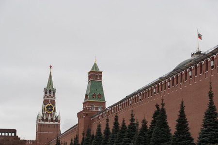 Kremlin, red square in Moscow, Russiaの写真素材