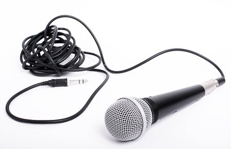 Microphone With Cord For Lead Singerの写真素材