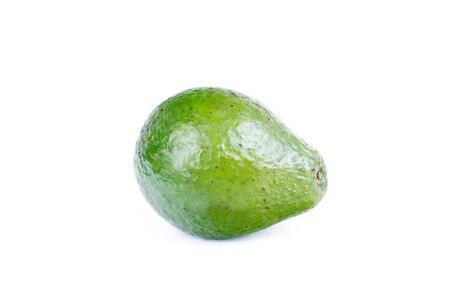 Avocado isolated on whiteの写真素材