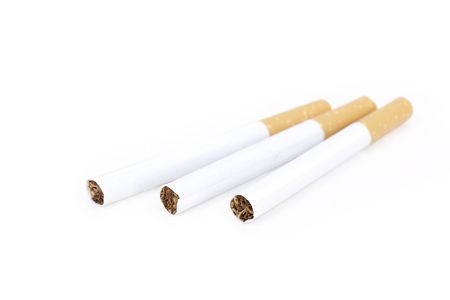 Three cigarettes の写真素材